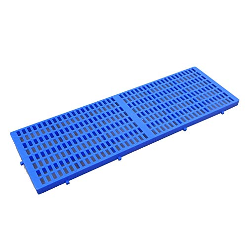 LIANGJUN-Palés Pallet plástico, Almacén Bienes Dividir, Balcón Cocina Restaurante Almacenamiento Almohadillas De Cuadrícula, Fácil De Apilar, 2 Tamaño (Color : Blue-B-5PC, Size : 90x30x3cm)