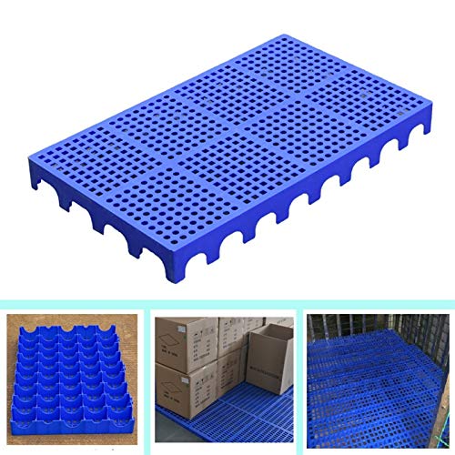 LIANGJUN-Palés Pallet plástico, Cuadrícula Alta Densidad Polietileno Almacenamiento Almohadilla, Antideslizante Portátil Al Aire Libre, Interior Portátil Tienda, 10cm De Alto