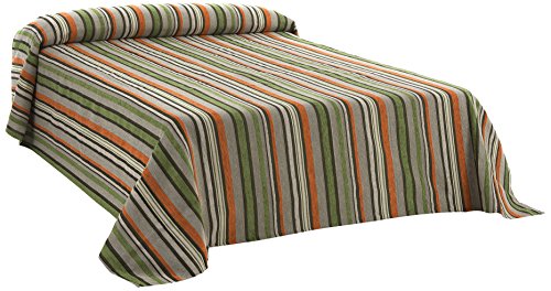 Martina Home Foulard Multiusos / Plaid modelo RUMBA, color Verde, 250 x 270 cm