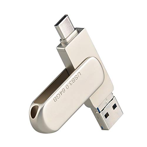 Memoria USB C Podazz USB C Flash Drive 64 GB 3 en 1 OTG Pen Drive con USB, Micro USB, puertos tipo C para Android Smartphone Tablet y Laptop PC (64G (versión Android))