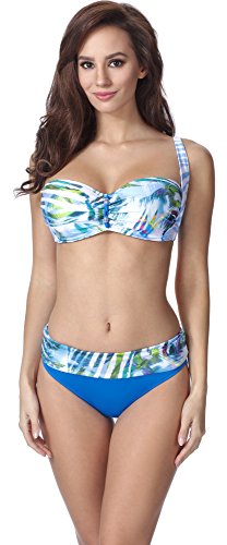 Merry Style Conjunto Bikini Sujetador y Bragas 2 Piezas Mujer F13 2 (Patrón-336, ES (Top 95F / Bragas 42))