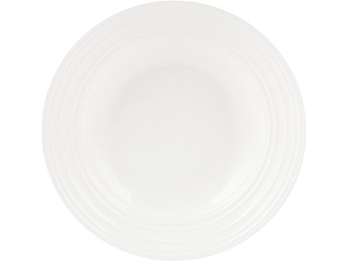 Mikasa - Cuenco para pasta (porcelana, 23,5 x 23,5 x 4,5 cm)