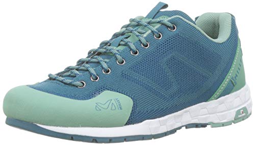 Millet LD AMURI Knit, Zapatos de Low Rise Senderismo Mujer, Verde (Emerald 6390), 39 1/3 EU