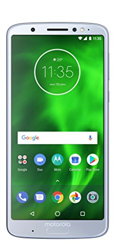 Motorola Moto G6 Plus - Smartphone de 5.9" Full HD+ (Android 8.0 Oreo, 4 GB, Doble Cámara de 12 MP y 5 MP, Dual Autofocus Pixels, TurboPower, Qualcomm Snapdragon 630), Plata (Nimbus)