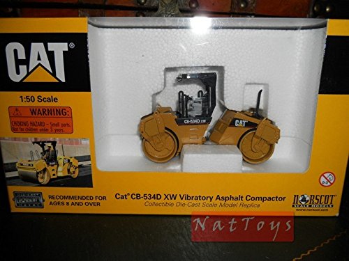 Norscot Model Compatible NR55132 Vibratory Asphalt Compactor CB 534D XW 1:50 Mezzi Die Cast