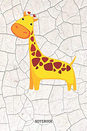 Notebook: Funny and Cute Baby Giraffe Planner / Organizer / Lined Notebook (6" x 9")