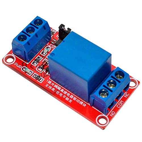 OcioDual Modulo Rele 5V 10A de 1 Canal Disparo Bajo Alto para Arm PIC AVR DSP Relay Pi