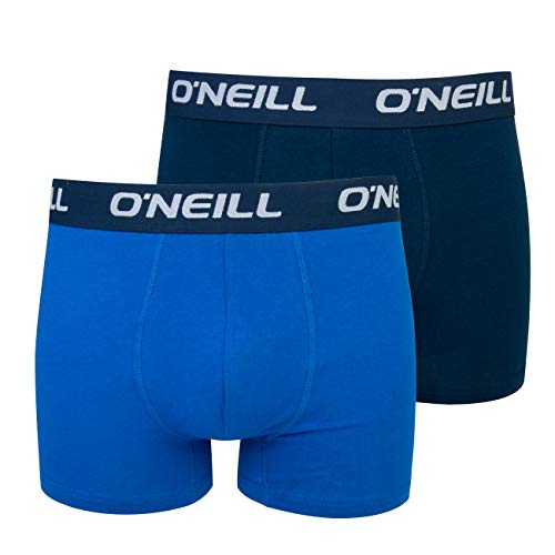 O’Neill Basic - Calzoncillos tipo bóxer deportivos para hombre, para cualquier ocasión (juego de 2 unidades) Cobalt Marine (4749). L