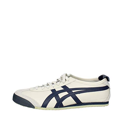 Onistuka Tiger Onitsuka Tiger Mexico 66, Zapatillas Unisex Adulto, Blanco (Birch/India Ink/Latte 1659), 44 EU