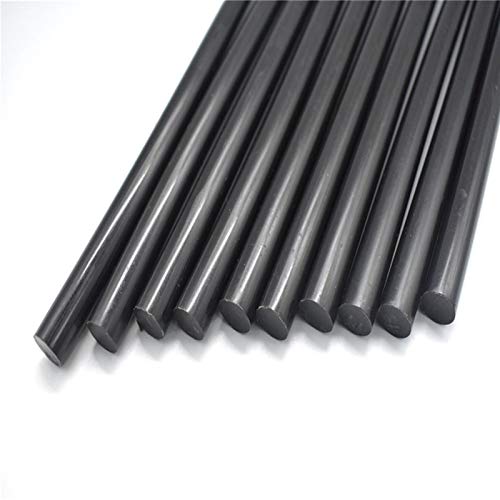 Palos de pegamento caliente, Sticks de 10pcs 7 mm Negro Hot Melt pegamento for el retiro eléctrico pistola de pegamento del arte del álbum accesorios de la aleación del coche de la abolladura de Paint