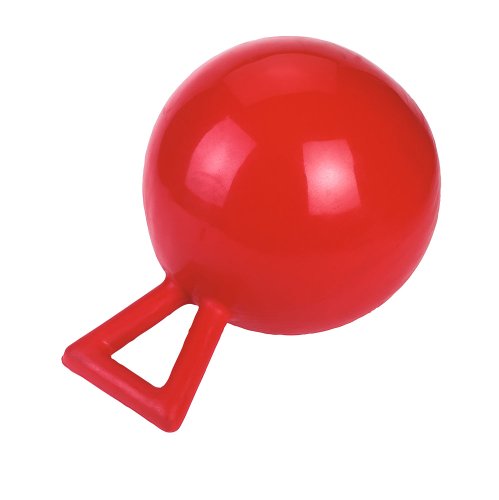 Pelota para caballos, rojo, 25 cm