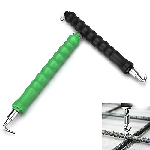 PERFETSELL 2 Pcs Rebar Wire Twister Semiautomático Trenzador Automático de Cables Twister de Alambre de Refuerzo Mecanismo de Torsión Twister con Mango de Plástico Suave para la Barras de Refuerzo