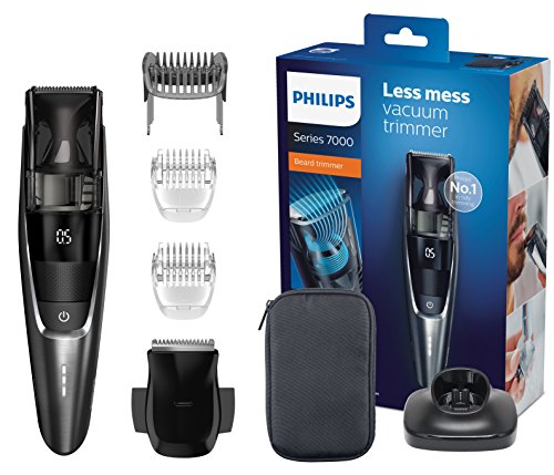 Philips BT7520/15 Series 7000 - Cortapelos con sistema de vacío integrado y 20 ajustes de longitud