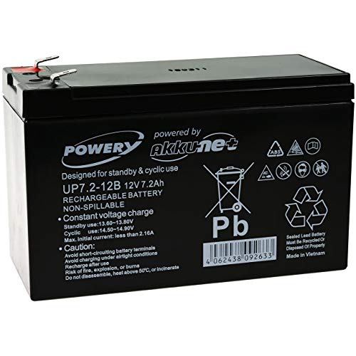 Powery Batería de GEL para SAI APC RBC17