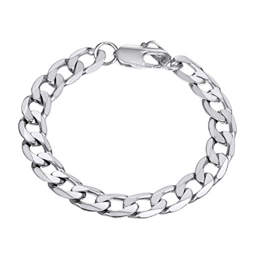 PROSTEEL Chapado en Platino Brazalete 21cm 9mm