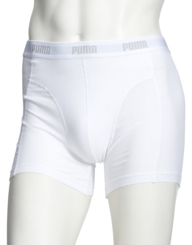 PUMA Calzoncillos bóxer Basic para Hombre, 2 Unidades, 521015001 300 - Blanco L