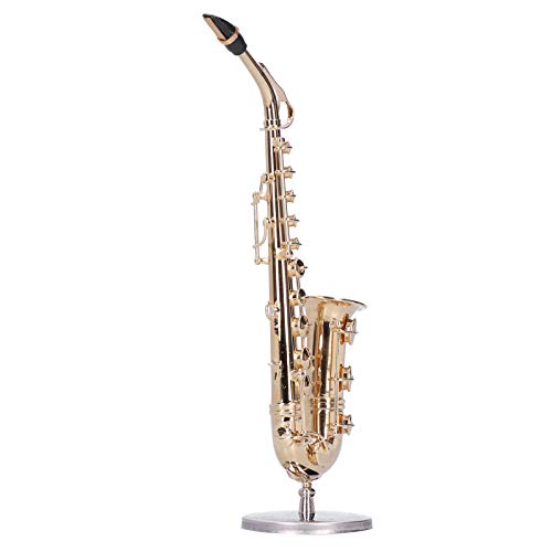 SALUTUYA Regalo Modelo de saxofón, Modelo de saxofón, Modelo de Materiales de Cobre, para Amantes de la música para Amigos