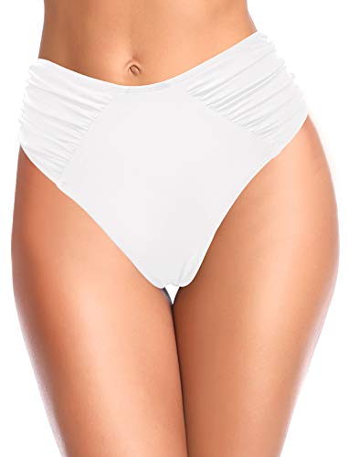 SHEKINI Bikini para Caminar Abdominal De Cintura Alta para Mujer Trunks De RecoleccióN En La Parte Inferior Bikini En Forma De V Bragas De Playa De Doble Secado De Secado RáPido