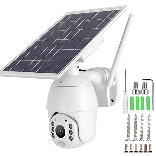 Sistema Inteligente de monitoreo de telescopio Nocturno Solar, cámara PTZ, Alarma Impermeable WiFi, para Interiores, Exteriores