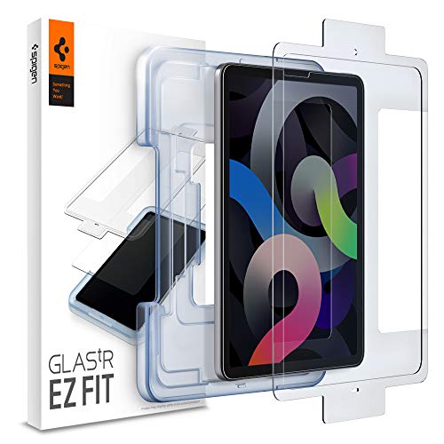 Spigen EZ Fit Protector Pantalla para iPad Air 4 generación 2020 y iPad Pro 11 Pulgadas 2020 y iPad Pro 11 Pulgadas 2018-1 Unidad