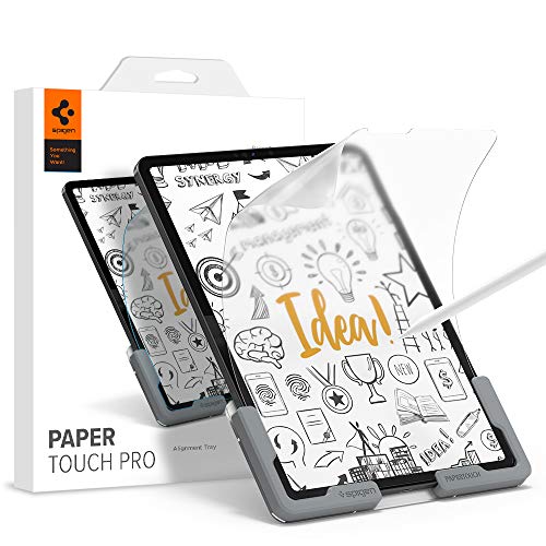 Spigen PaperTouch Pro Textura de Papel Protector Pantalla para iPad Air 4 2020 y iPad Pro 11 2020 2018-1 Unidad