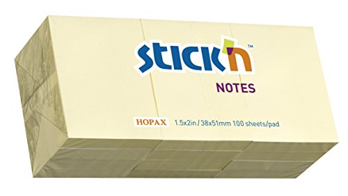 Stick N - Notas adhesivas, color amarillo 38 x 51 mm