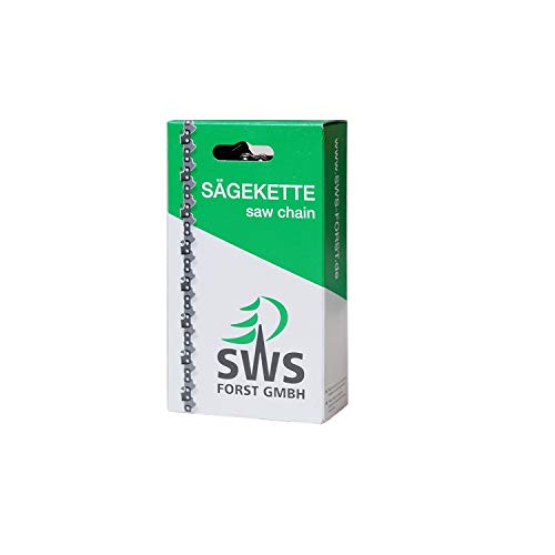 SWS Forst - Cadena de motosierra con diente largo de corte 3/8 1,3 mm, 52 eslabones motrices, compatible con Dolmar, Echo, Einhell, Hitachi y y