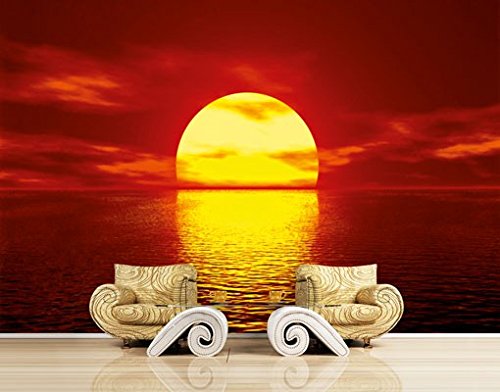 Tapete de lana No.176 Fantastic Sunset, Dimensions:L - 97cm x 145cm 1-piece