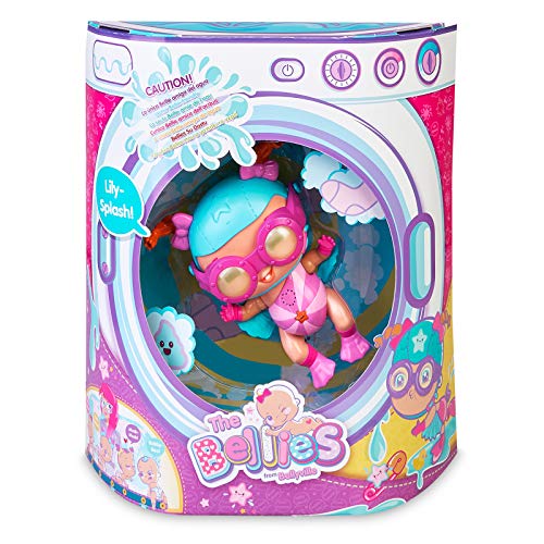 The Bellies - Lily-Splash! Bellie acuatico,le gusta el agua, muñeca interactivo para niñas y niños a partir de 3 años(Famosa 700016275)