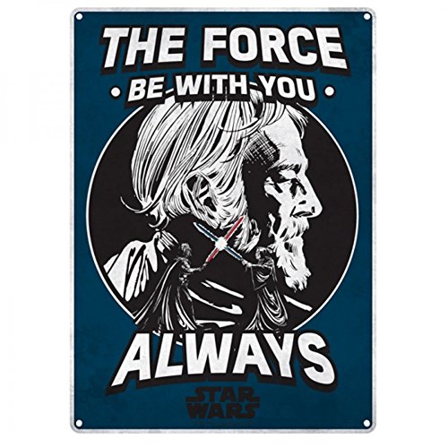 Tin Sign Small Star Wars The Force
