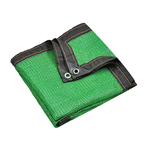 Toldos Malla Resistente a los Rayos UV Sombra Verde Malla con Negro Espesado Bordes |85% De Protección UV For El Invernadero Plantas Patio (Color : Green, Size : 4x6m)