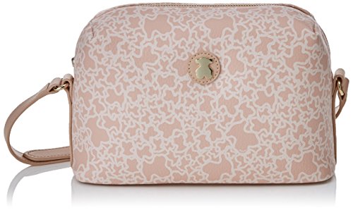 Tous Mediana Kaos Mini de Lona, Bolso bandolera para Mujer, Rosa (Pink), 9x15x24 cm (W x H x L)