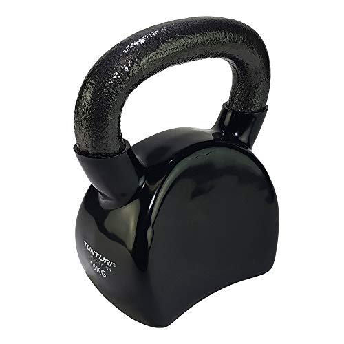 Tunturi Kettlebells Pesa Rusa Vinilo, Unisex Adulto, Black, 1