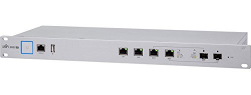 Ubiquiti Networks USG-PRO-4 pasarel y controlador - Punto de acceso (10 - 45 °C, 10 - 90%, Actividad, Enlace, Velocidad, Estado, System, 484 x 164 x 44 mm, CE, FCC, IC)