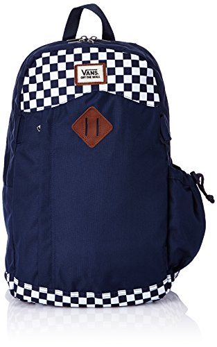 Vans VUQCNCK Authentic II Skate - Mochila para Hombre (Medidas: 32 x 13 x 48 cm), diseño de Cuadros, Color Azul Marino