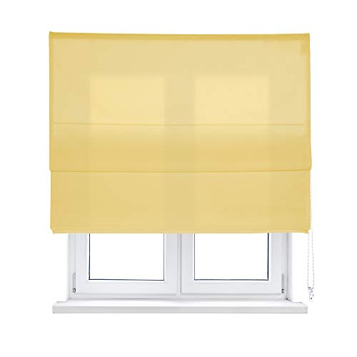 VIEWTEX - Estor Plegable Basico - Disponible EN Varias Medidas Y Colores (105_x_175_cm, Crema)