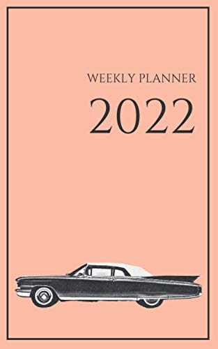 Weekly Planner: Retro American Car Edition for motoring enthusiasts