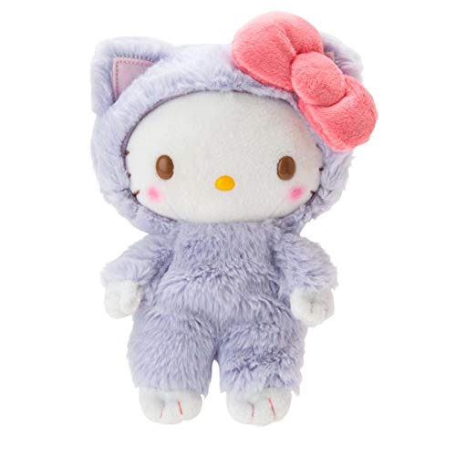 yqs Juguetes suaves 1 unid dibujos animados pequeña estrella gemela figura muñecas de peluche Cosplay gato juguetes de peluche 20 cm hellokitty