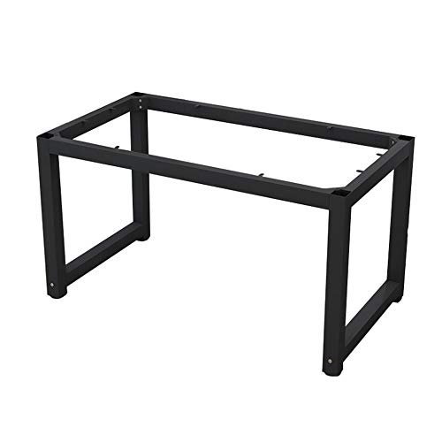 YXYXX patas industriales de mesa hierro,Bastidores para mesa hierro Caballetes para tablero Patas de mesa Bricolaje,negro/Negro / 80×60×72cm