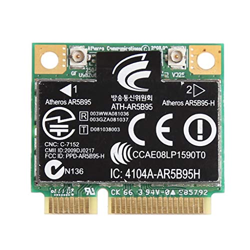 ZHOUMO XIANJUN Tarjeta de red inalámbrica 150M 802.11b/g/n media tarjeta PCI para HP Atheros AR5B95 605560-005