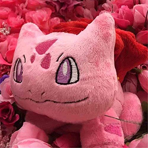 2021 New Rose Bulbasaur Plushie TH00 - Cute Pokemon Center Valentines Present Mother's Day Plush Stuffed Figure Doll Toy Gift