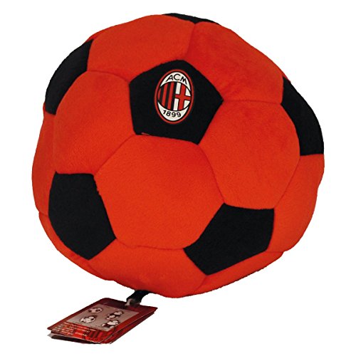 AC Milan (Milán – Peluche converti Pelota con Mascota – 24 cm x 16 cm