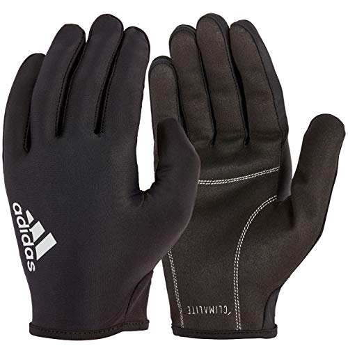 adidas Full Finger Essential Guantes de Fitness, Adultos Unisex, Negro / Blanco, S-18-19 cm Alrededor de la Palma