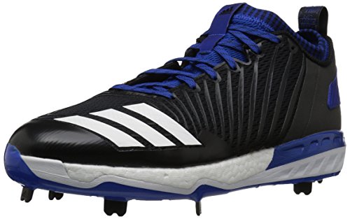 adidas Men's Freak X Carbon Mid Baseball Shoe, Black/White/Collegiate Royal, 8 Medium US