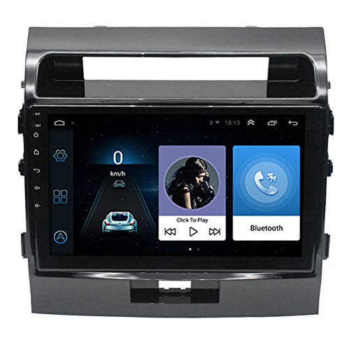 ADMLZQQ Estéreo para Coche, Pantalla táctil de 9 Pulgadas Radio de Coche para Toyota Land Cruiser 2007-2015 SWC/FM/WiFi/Manos Libres Bluetooth + Cámara Respaldo,4 Cores WiFi:2+32g