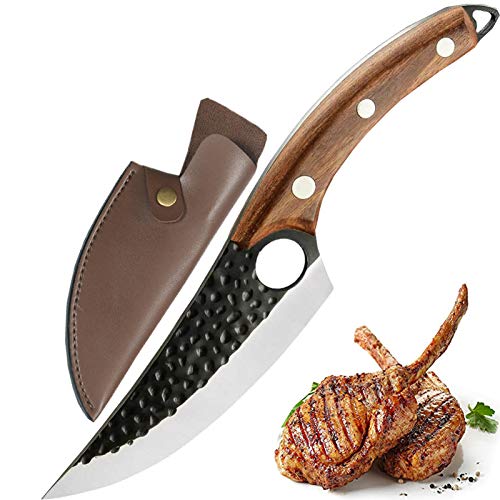 Akatomo cuchillo chino cuchillo de cocina hecho a mano forjado cuchillo de chef cuchillo de deshuesado cuchillo de verduras cuchillo de carnicero cuchillo de carne para acampar al aire libre