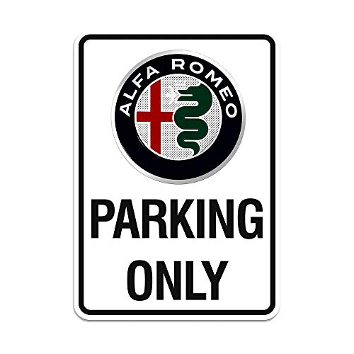 Alfa Romeo 21401 - Cartel Parking Only, 28 x 40 cm