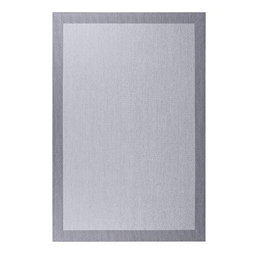 Alfombra vinílica Deblon – Alfombra de PVC Antideslizante y Resistente, Ideal para salón, Cocina, baño… ¡Disponible en Medidas Grandes y más Colores! (200cm x 290cm, Gris Claro)