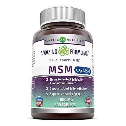 Amazing Formulas OptiMSM 1000mg 200 Tablets