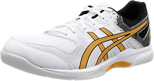 Asics Gel-Rocket 9, Zapatillas de Voleibol Hombre, White Pure Gold, 46.5 EU